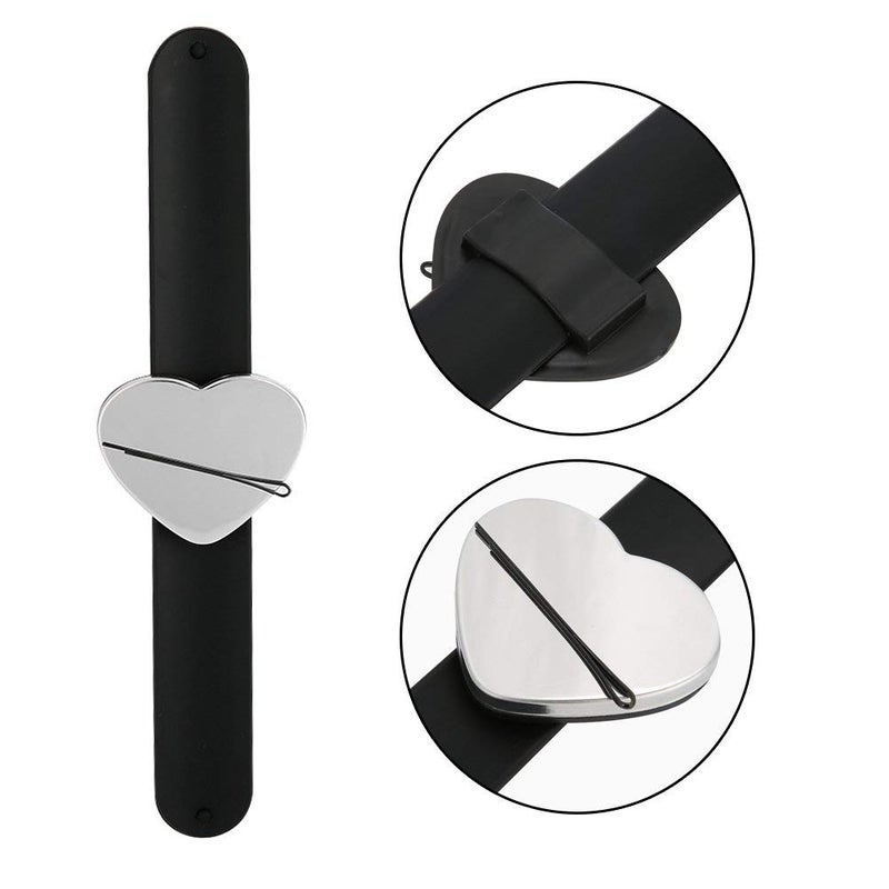 woobles Magnetic Pin Hair Clips Bracelet, Pins Wristband Holder Elastic Rubber Bands Holder Hairpins Pin Holder Salon Hairdressing Tool For Hair Salon - Image 4
